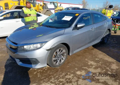 2017 Honda Civic Ex z USA, uszkodzony, nr VIN 19XFC2F78HE036006